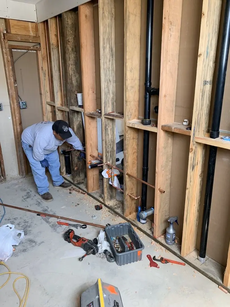 Commercial rough-in plumbing for Water Heater Replacement in Manasquan